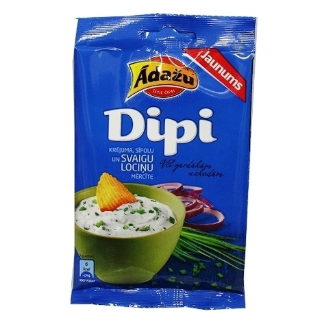 Dipi sauce with sour cream, onion and chives flavour, Adazi, 14g