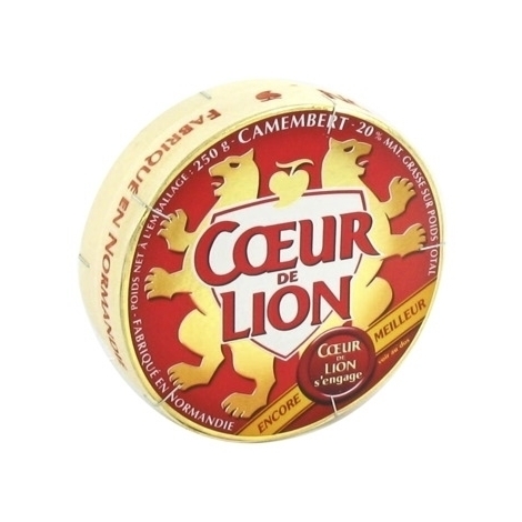Cheese Camembert Coeur de lion, 45%, 150g