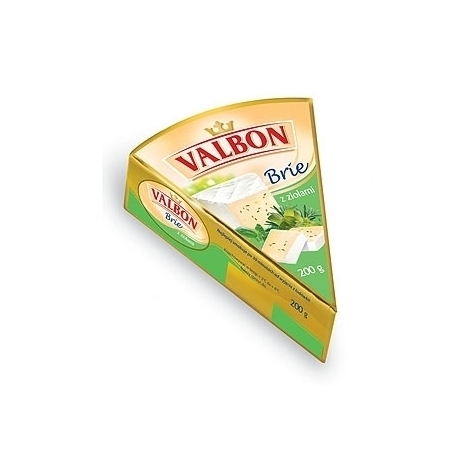Siers Valbon Brie ar zaļumiem, 200g