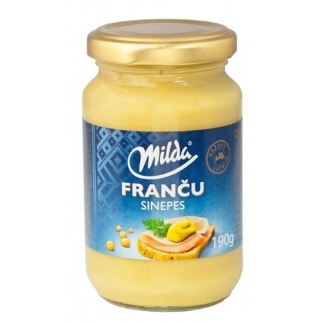French mustard, Milda, 190g