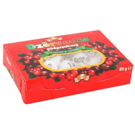 Cranberries in powdered sugar, Mandor, 80g