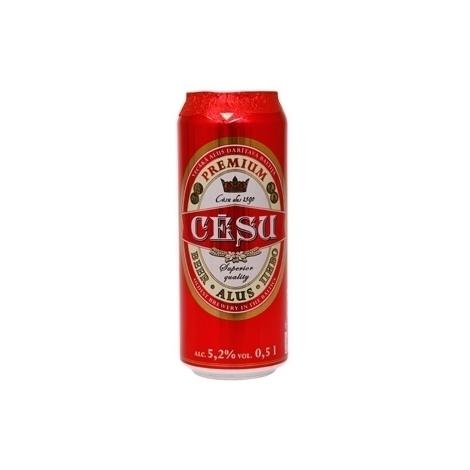 Beer Cesu Premium canned, 5.2%, 0.5l