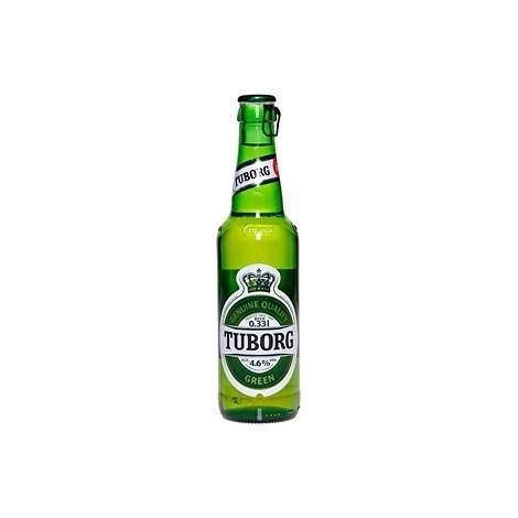 Beer Tuborg, 4.6%, 0.33l