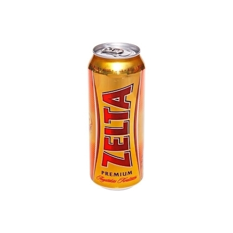 Beer Aldaris Zelta canned, 5.2%, 0.5l