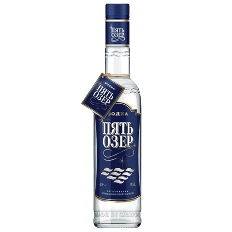 Vodka Pjat Ozer, 40%, 0.5l