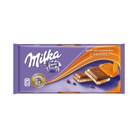Chocolate Milka Caramel, 100g
