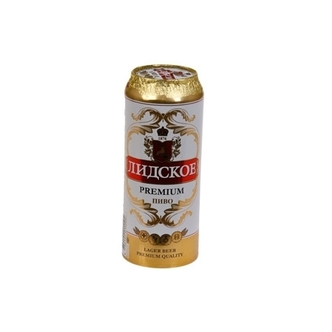 Alus Lidskoe Premium skārdenē, 4.8%, 0.5l
