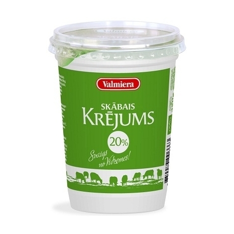 Sour cream Valmieras piens, 20450g