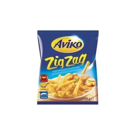 Frī kartupeļi, Aviko Zig Zag, 1.5kg