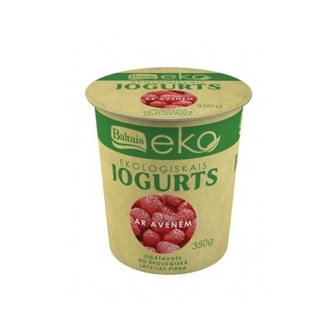 Ecological yogurt with raspberries, Eko, 2.8%, 350g