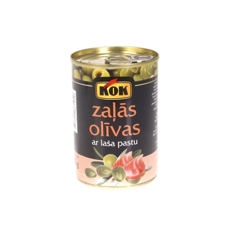 Green olives with salmon pasta, KOK, 280g
