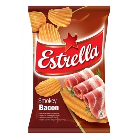 Chips with bacon, Estrella, 80g