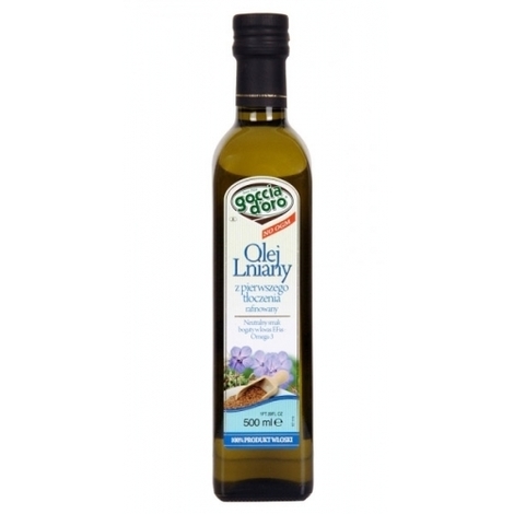 Flax oil GOCCIA Doro, 500ml