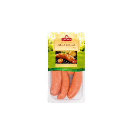 Grill sausages with cheese, PF Ķekava, 500g
