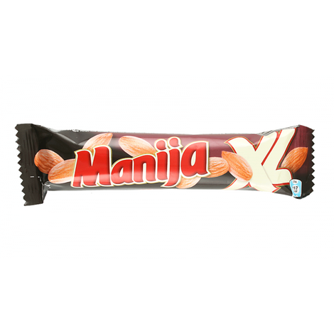 Chocolate bar with almonds XL Manija, 57g