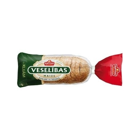 Bread with bran Veselibas, 250g