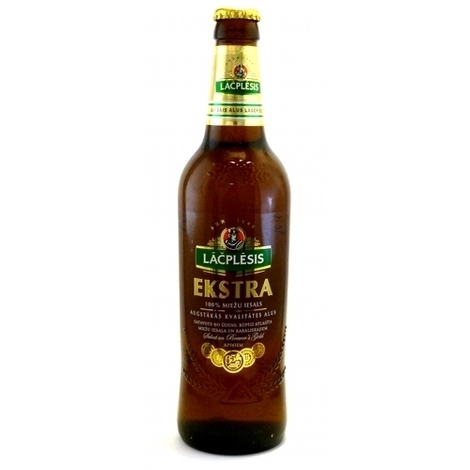 Light beer Ekstra, Lacplesis, 5.4%, 0.5l