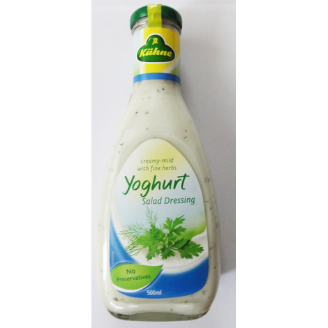 Salad yogurt sauce with herbs, Kuhne, 500ml