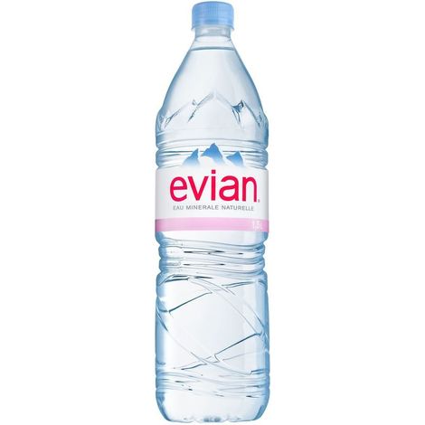 Natural mineral water Evian, 1.5l