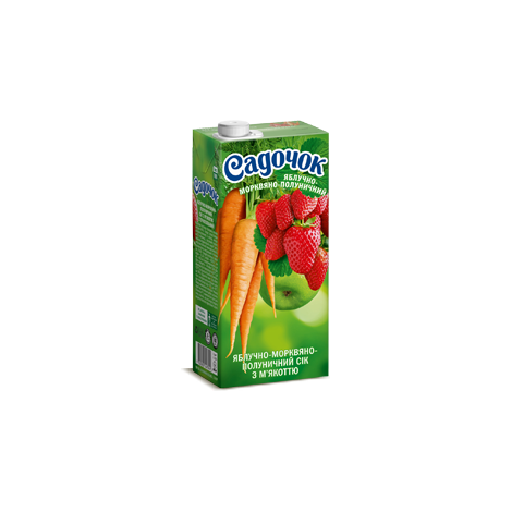 Apple-Carrot-Strawberry nectar Sadocok, 950ml