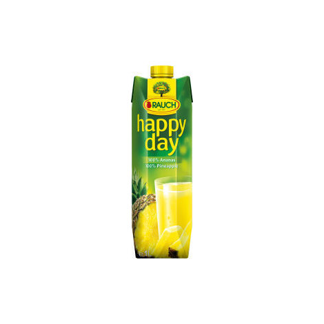 Pineapple juice Happy Day 100%, 1l