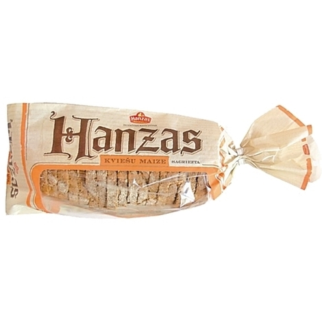 Wheat bread sliced, Hanzas maiznica, 450g