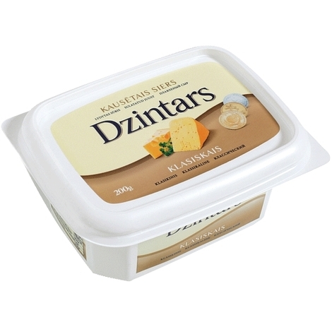 Плавленый сыр, классический, Dzintars, 200г