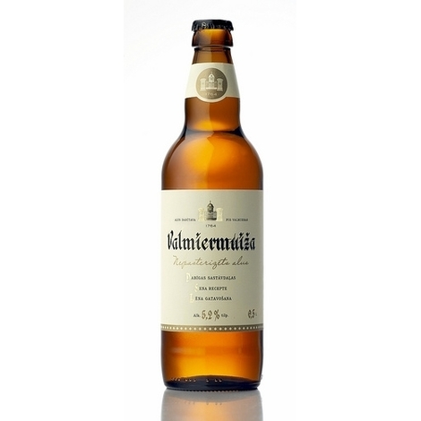Светлое пиво, Valmiermuiža 5,2%, 0.5л