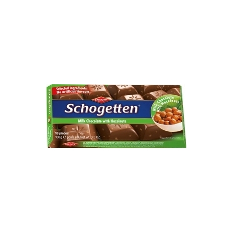 Chocolate Schogetten with nuts, 100g