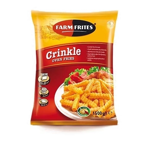 Kartupeļi Frī Oven Crinkles, 1.5kg