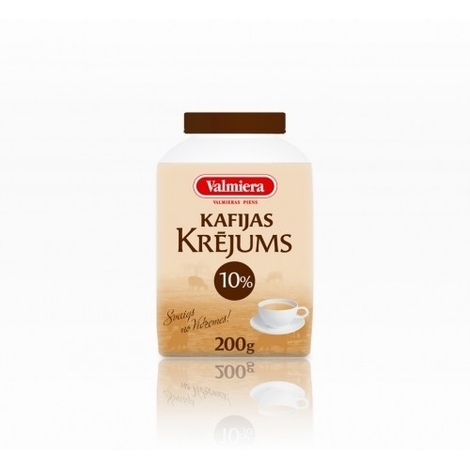 Coffee cream Valmieras piens, 10%, 200g