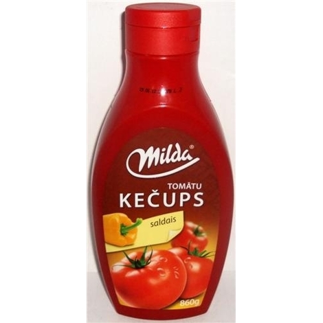 Sweet tomato ketchup, Milda, 860g