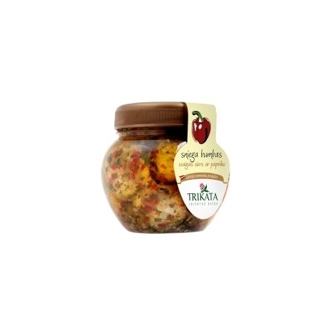 Snow Cheese Balls with sweet pepper, Trikata, 50%, 240g