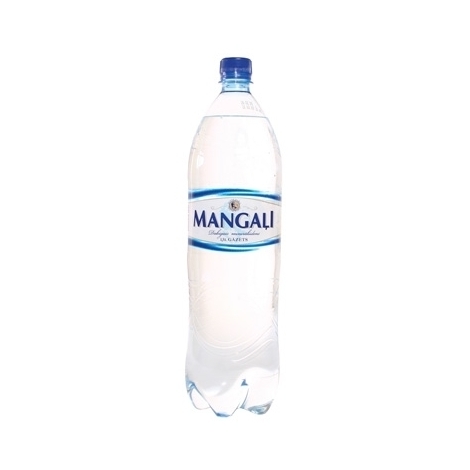 Carbonated natural mineral water Mangaļi, 1.5l
