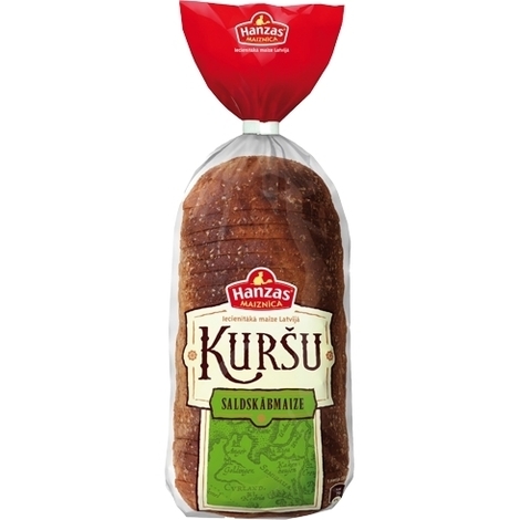 Fine rye-bread Kursu, Hanzas maiznica, 800g