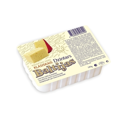 Processed cheese classic, Baltijas Dzintars, 180g