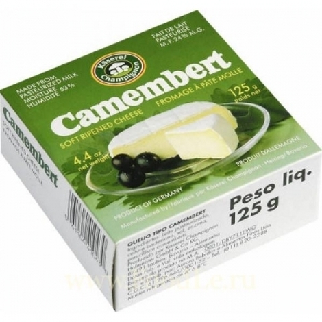 Сыр Kaserei Champignon Camembert, 50%, 125г