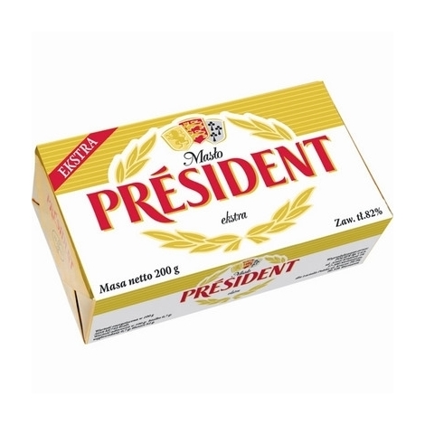 Butter President Extra, 82%, 200g