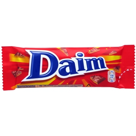 Chocolate bar Daim Single, 28g