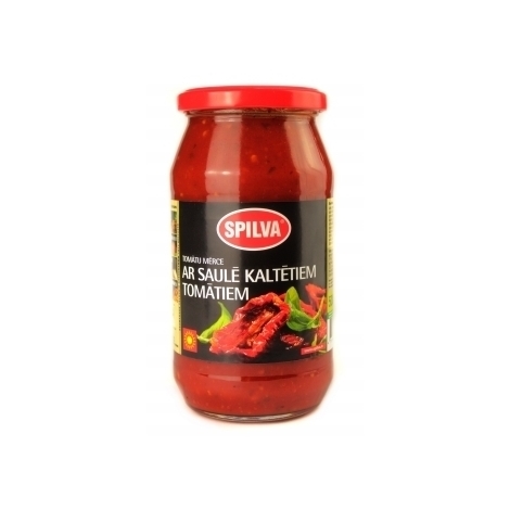 Tomato sauce with sun-dried tomatoes, Spilva, 500g