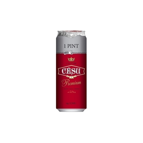 Alus Cēsu Premium Pinte skārdenē, 5,2%, 0.568l