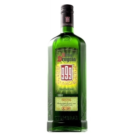 Stiprais dzēriens, Herba Devynia Original, 999, 35%, 0.5l