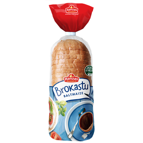 White bread Brokastu, Hanzas maiznica, 300g