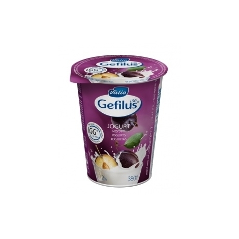 Yogurt with plums Valio Gefilus, 380g