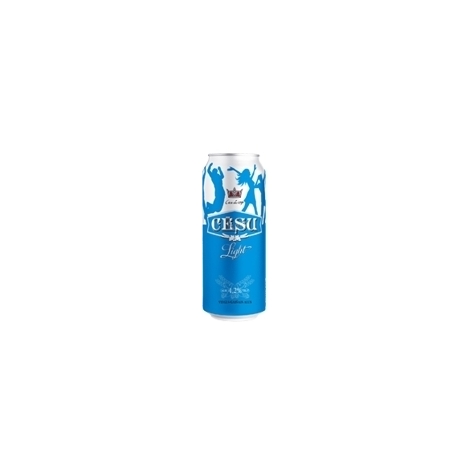 Light beer Cesu Light canned, 4,2%, 0.5l