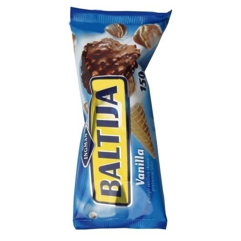Vanilla ice cream Baltija, 150ml