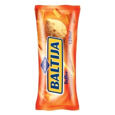 Ice cream with condensed milk, Baltija, 150ml