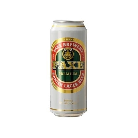 Beer Faxe Premium 5%, 0.5l