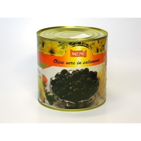 Unpitted Black olives, Menu, 2600g