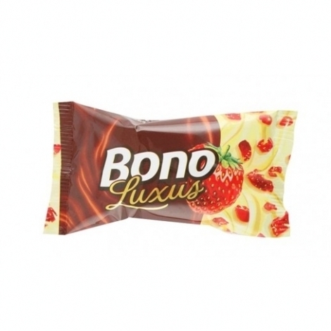 Curd snack with strawberry flavour, Bono Luxus, 45g